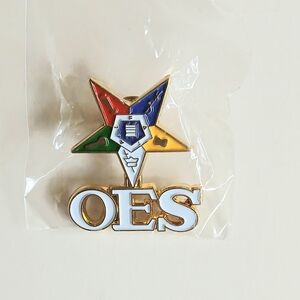 Order of The Eastern Star Lapel Pin